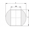 Сфера (ябълка - сачма) за рамена на навесна с-ма- LLB482835